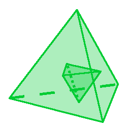 tetrahedron is a time, a place, a person